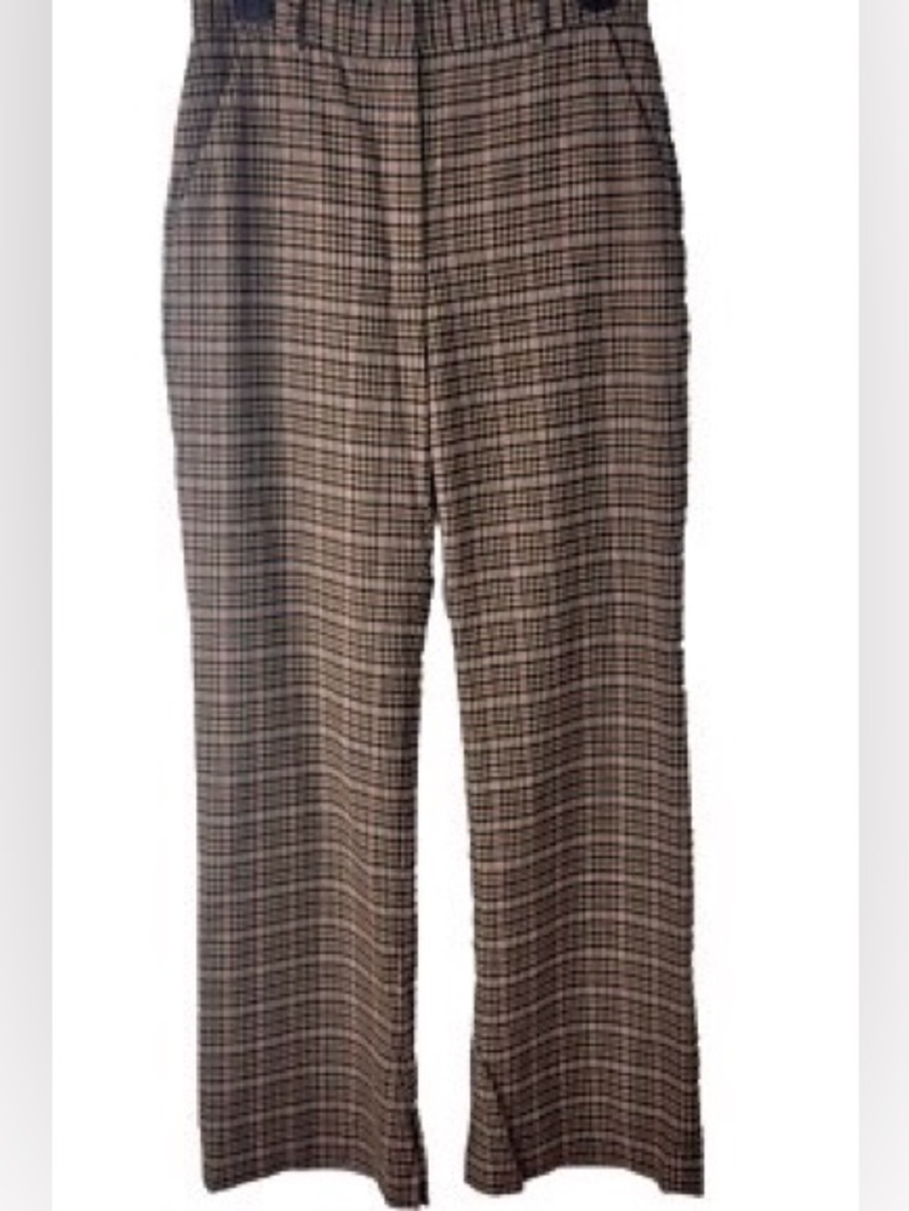 Small Plaid Equestrian PARIS ATELIER & OTHER STORIES Wool Mini Pants Designer